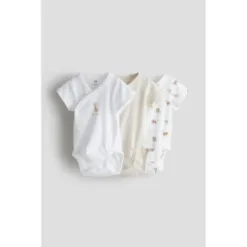 Organic Cotton Baby Onesies, 3-Pack"
